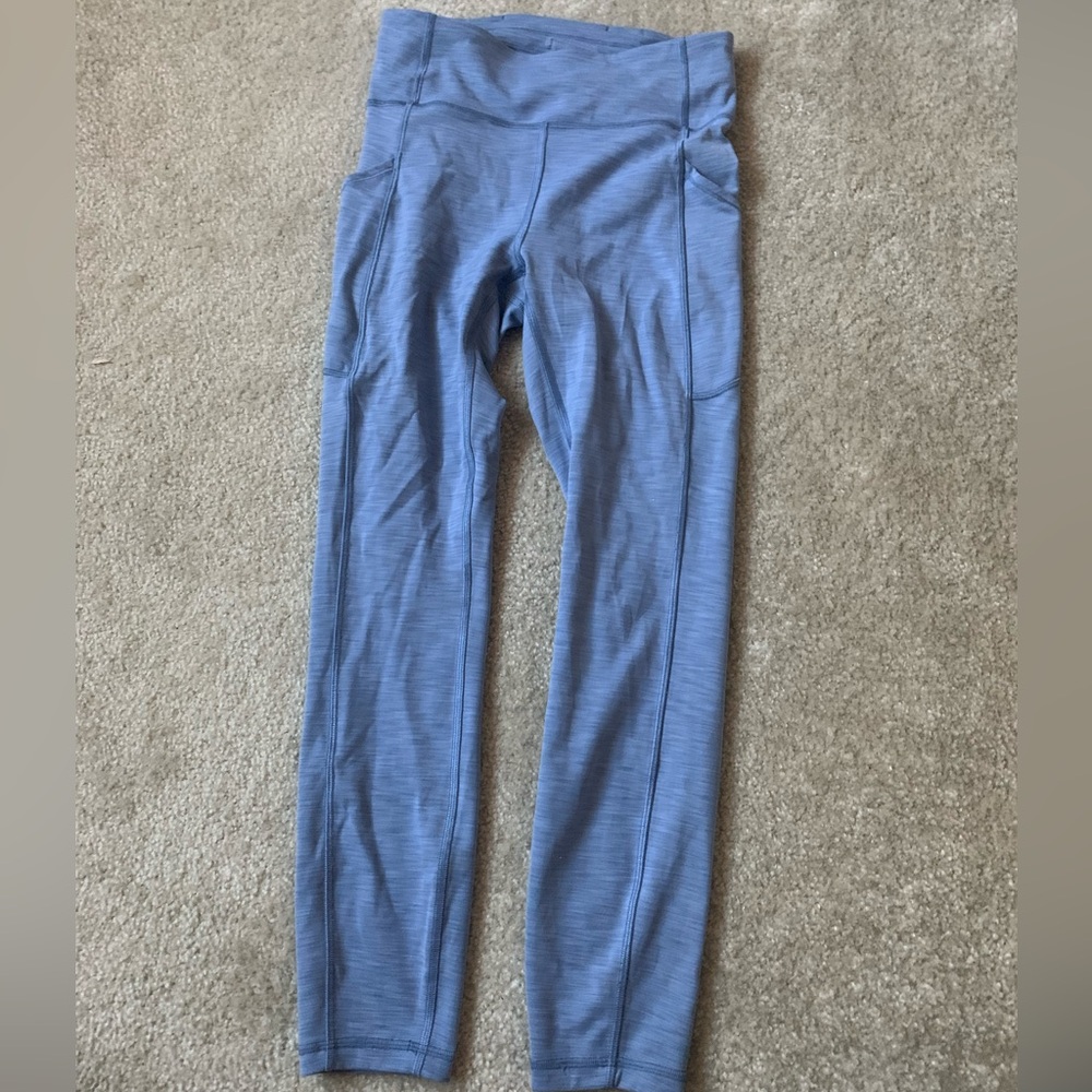 lululemon athletica Blue High-Rise Leggings